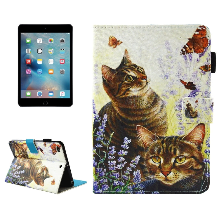 For iPad mini 4 / 3 / 2 / 1  Horizontal Flip Leather Case with Holder & Wallet & Card Slots & Sleep / Wake-up Function & Pen Slot