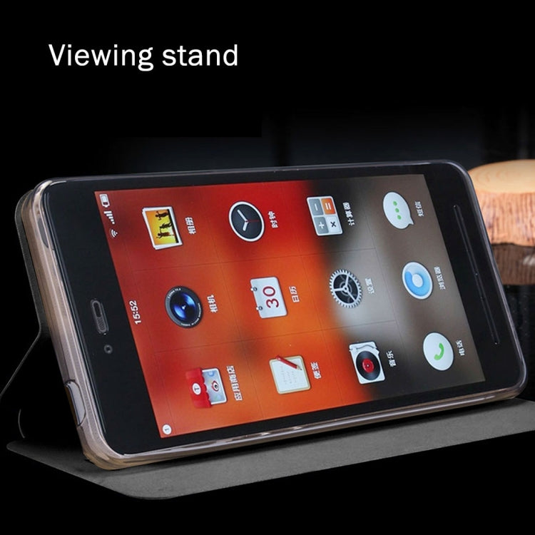 MOFI for Smartisan T2 Crazy Horse Texture Horizontal Flip Leather Case with Holder