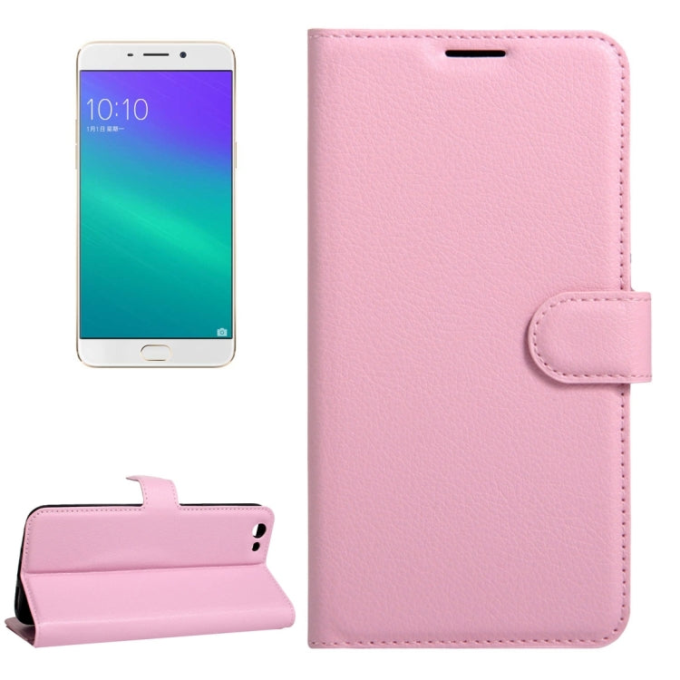 For OPPO  R9s Plus Litchi Texture Horizontal Flip Leather Case with Magnetic Buckle & Holder & Card Slots & Wallet, For OPPO R9s Plus