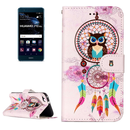For Huawei  P10 Lite Gloss Oil Embossed Panda Pattern Horizontal Flip Leather Case with Holder & Card Slots & Wallet & Photo Frame