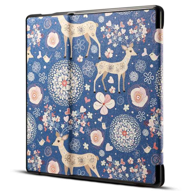 Dibase for Amazon Kindle Oasis 2017 7 inch Print Horizontal Flip PU Leather Protective Case
