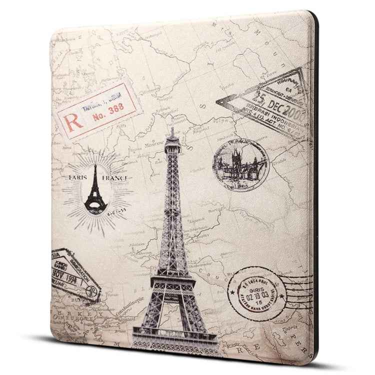Dibase for Amazon Kindle Oasis 2017 7 inch Print Horizontal Flip PU Leather Protective Case