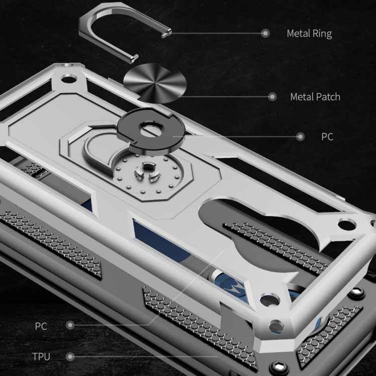 Armor Shockproof TPU + PC Protective Case for Motorola Moto G7 Power, with 360 Degree Rotation Holder