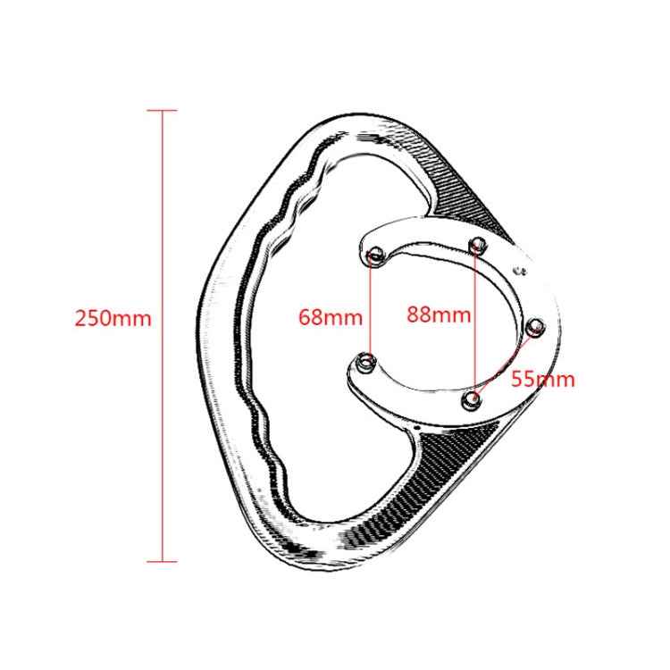 MT07 Modified CNC Fuel Tank Handrail MT09 Universal Fuel Tank Cap Handrail for Yamaha Series