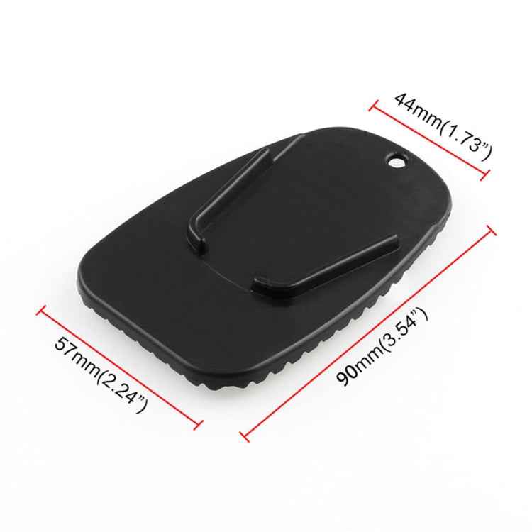 MB-OT001-BK Motorcycle Modification Accessories Universal ABS Side Monopod Support Pad