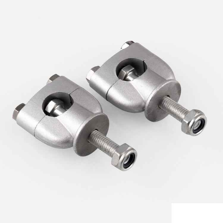 MB-MH027-S Universal Motorcycle Aluminum + Iron 22mm Single Hole Handlebar Fixed Bracket