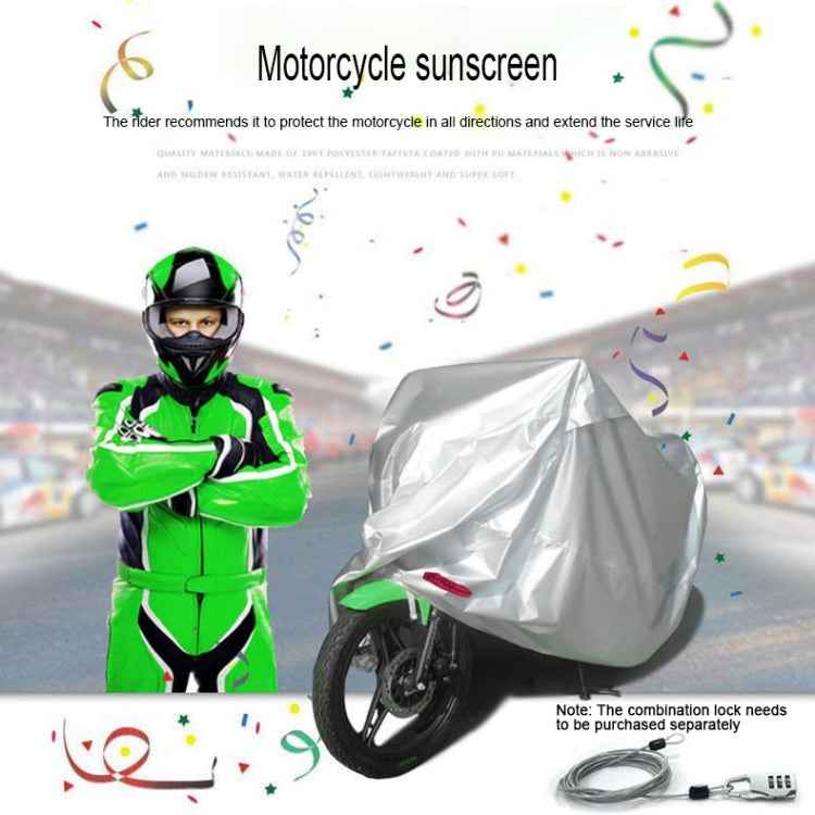 210D Oxford Cloth Motorcycle Electric Car Rainproof Dust-proof Cover, Size: XXXL