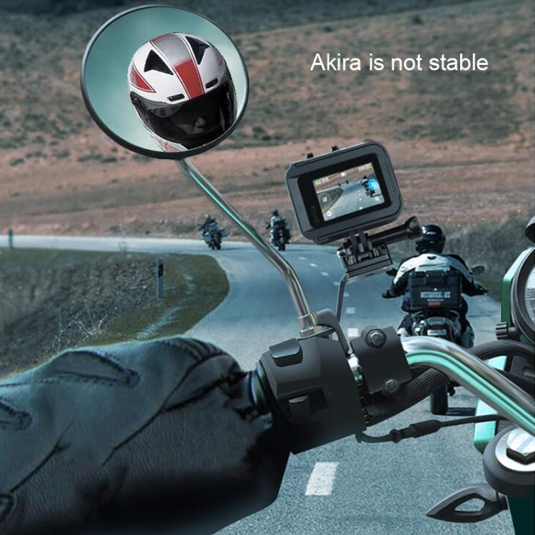 RUIGPRO Motorcycle Handlebar Alloy Phone Bracket for GoPro, Insta360, DJI and Other Action Cameras