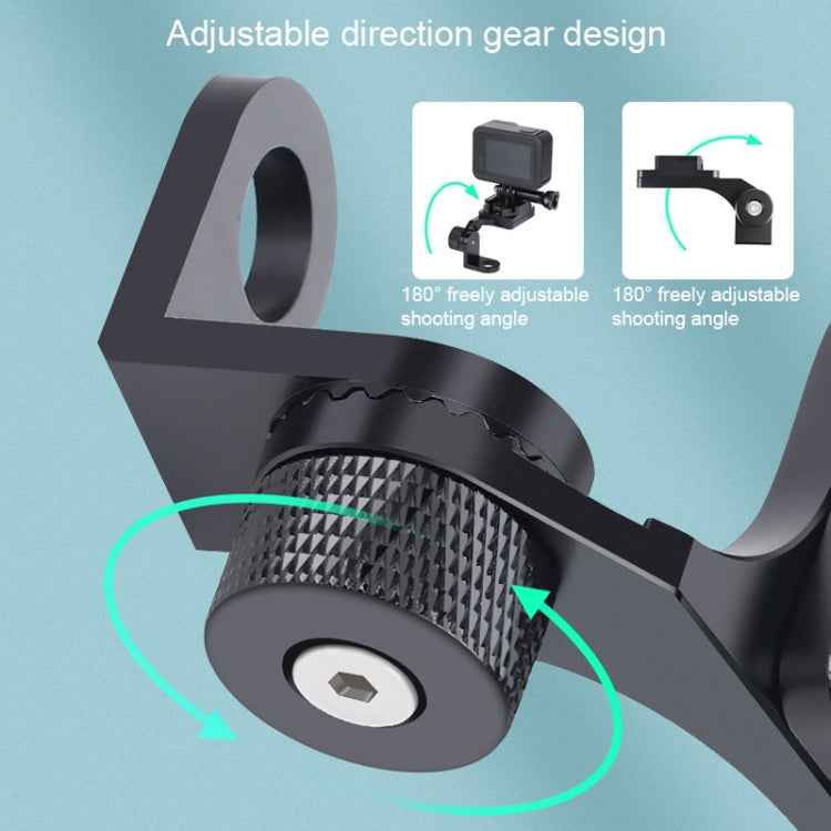 RUIGPRO Motorcycle Handlebar Alloy Phone Bracket for GoPro, Insta360, DJI and Other Action Cameras
