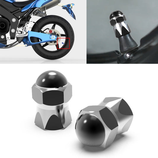 2 PCS Motorcycles Gas Cap Mouthpiece Cover Tire Cap Tire Valve Caps, Black, Orange, Gold, Blue, Red, Silver