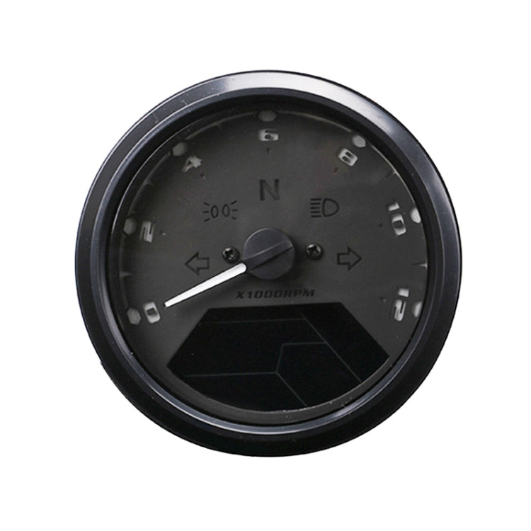 Universal Motorcycle Retro Modified Instrument Odometer LCD Instrument Assembly, Retro Instrument Odometer