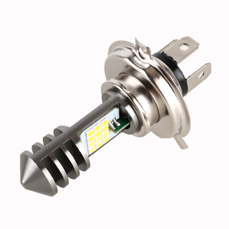 H4 DC12V / 7.4W Motorcycle LED Headlight with 24LEDs SMD-3030 Lamp Beads, H4 Style 1 (White Light), H4 Style 1 (Yellow + White)