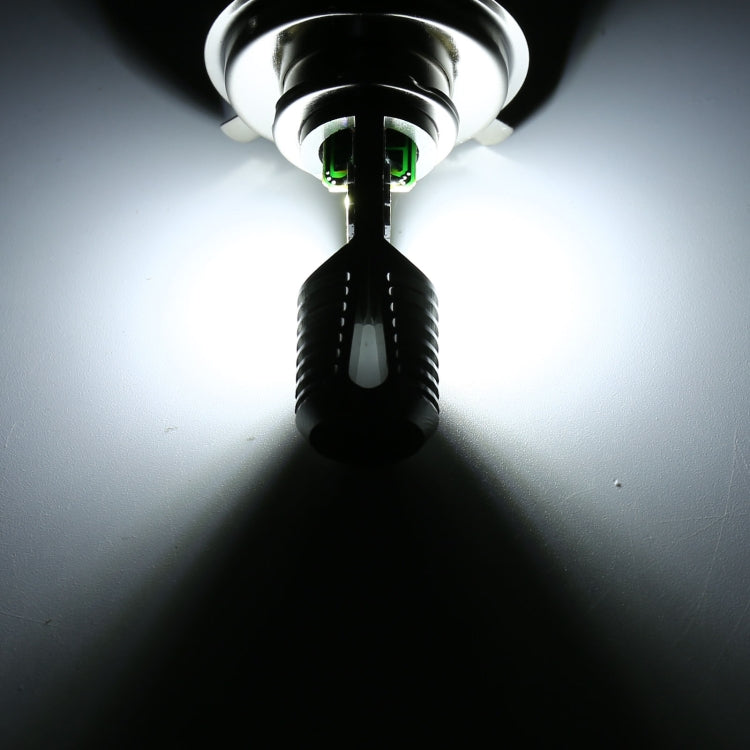H4 DC12V / 7.4W Motorcycle LED Headlight with 24LEDs SMD-3030 Lamp Beads, H4 Style 2 (White Light), H4 Style 2 (Yellow + White)