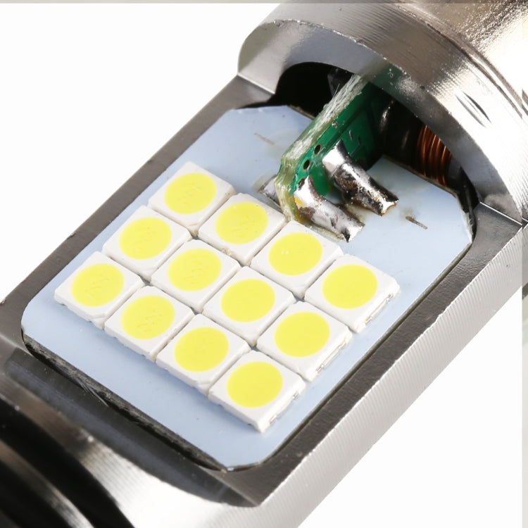 PX15D DC12V / 7.4W Motorcycle LED Headlight with 24LEDs SMD-3030 Lamp Beads, PX15D Style 2 (White Light), PX15D Style 2 (Yellow + White)