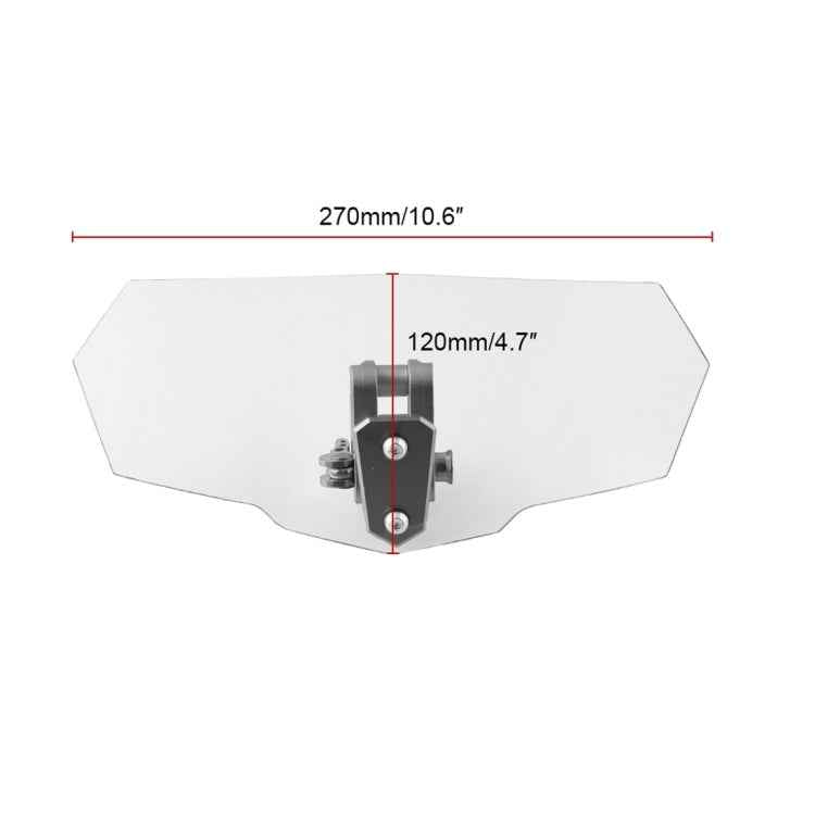 MB-WE024 Universal Motorcycle Modified Acrylic Heightened Windshield