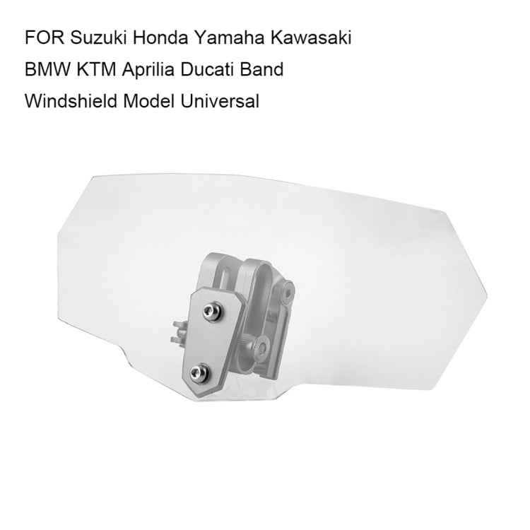 MB-WE024 Universal Motorcycle Modified Acrylic Heightened Windshield