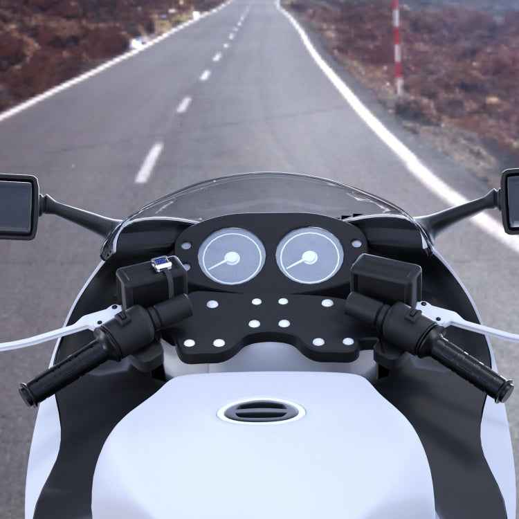 WUPP ZH-983C1 Motorcycle Modified Intelligent Electric Heating Hand Cover Heated Grip Handlebar with Three Gear Temperature Control