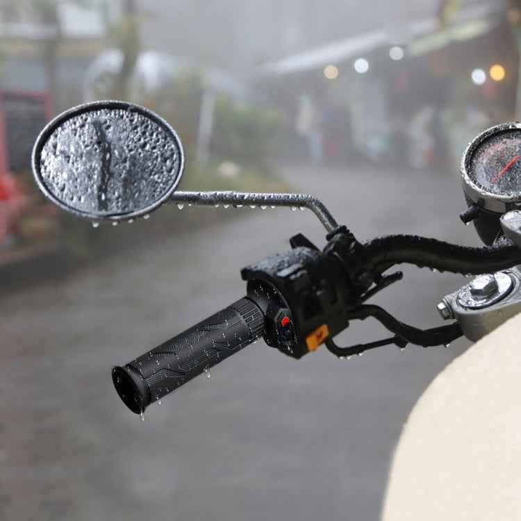 WUPP CS-990A1 Motorcycle Modified Intelligent Electric Heating Hand Cover Heated Grip Handlebar with Five Gear Temperature Control & Five Colors Indicator