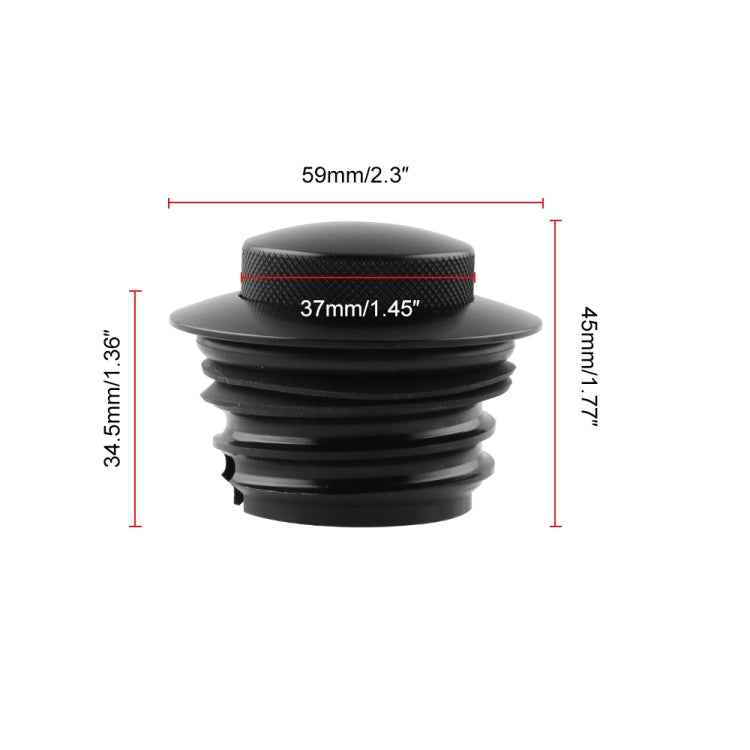 Motorcycle Flush Pop-up Gas Cap with O-ring for Harley Davidson
