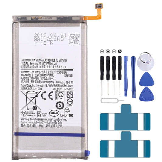 Original EB-BG975ABU for Samsung Galaxy S10+ Disassemble Li-ion Battery, For Samsung Galaxy S10+