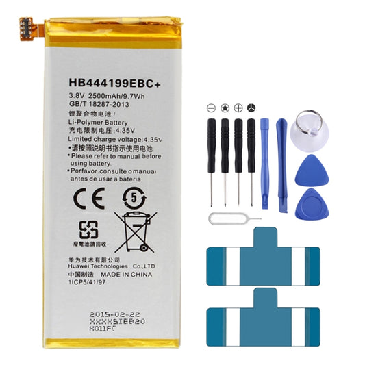 2500mAh Li-Polymer Battery HB444199EBC for Huawei Honor 4C / C8818 / CHM-UL00 / CHM-TL00H / CHM-CL00, For Honor 4C