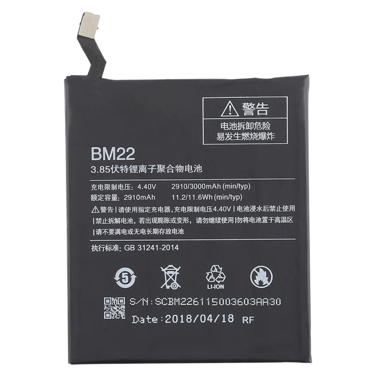 2910mAh BM22 for Xiaomi Mi 5 Li-Polymer Battery, For Mi 5