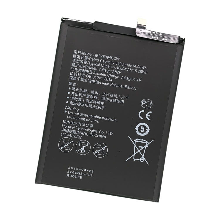 4000mAh HB376994ECW for Honor V9 / V8 Pro Li-Polymer Battery Replacement, For Honor V9