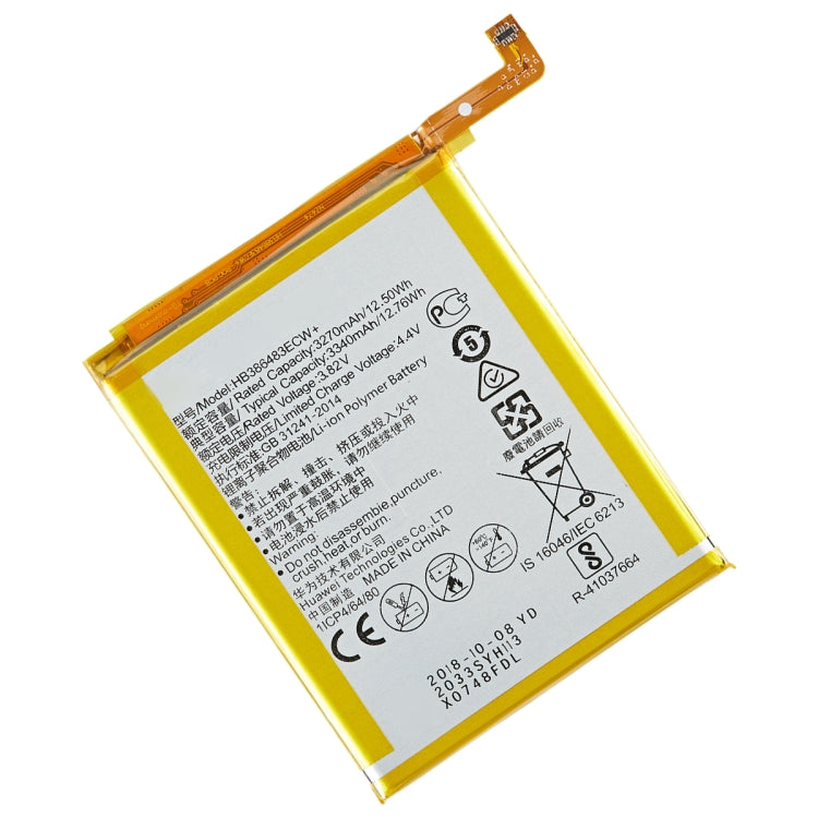 3340mAh HB386483ECW Li-Polymer Battery Replacement for Huawei G9 Plus / G8 / Honor 6X, For Huawei G9 Plus