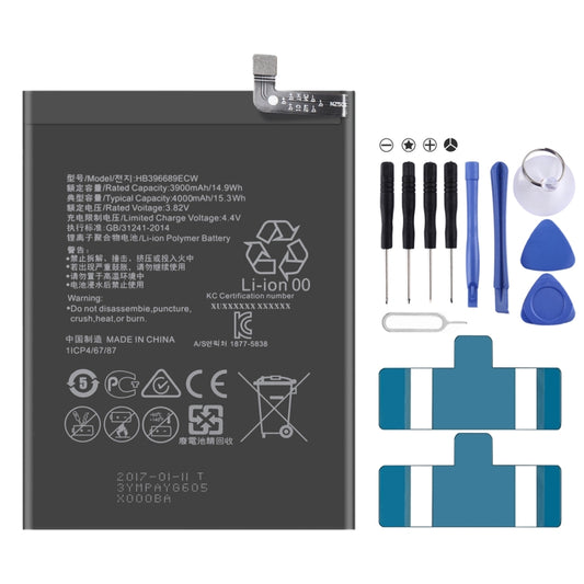 4000mAh HB396689ECW Li-Polymer Battery Replacement for Huawei Y7 Prime / Y7 2017 / Enjoy 7 Plus, For Huawei Y7 Prime - BSPART