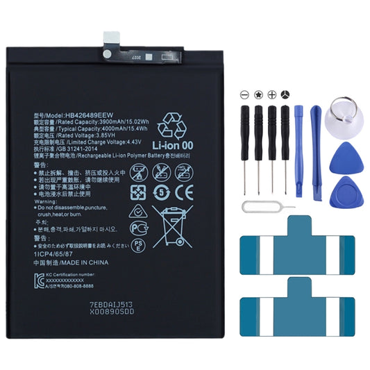 4000mA Li-Polymer Battery Replacement for Huawei Enjoy 10s / Y8P / P Smart S / Honor Play 4T, For Huawei Enjoy 10s