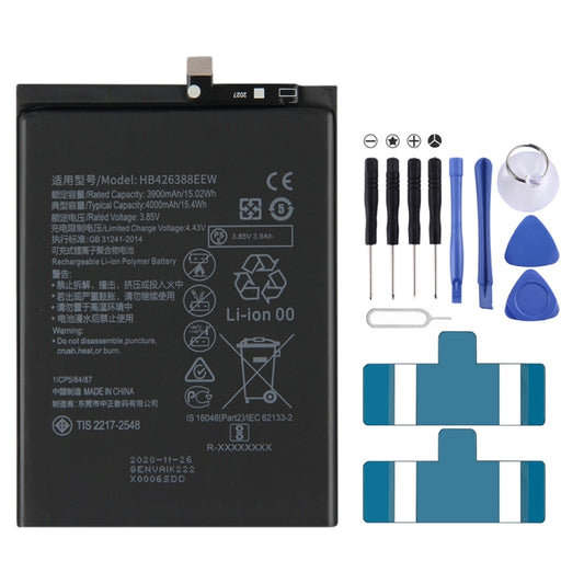 4000mAh HB426388EEW Li-Polymer Battery Replacement for Huawei Enjoy 20 Pro / Enjoy Z / Honor 30 Youth, For Huawei Enjoy 20 Pro