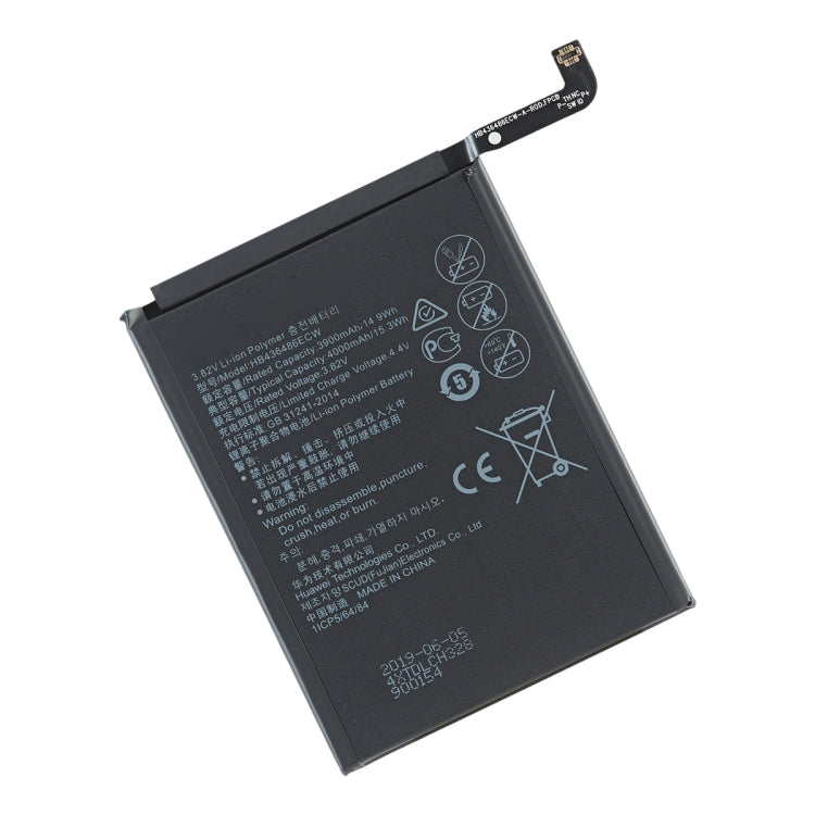 4000mAh HB436486ECW Li-Polymer Battery Replacement for Huawei Nova 5Z / Honor V20 / Honor 20 Pro, For Huawei Nova 5Z