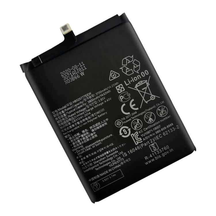 3800mAh HB525777EEW Li-Polymer Battery Replacement for Huawei P40 / P40 Pro, For Huawei P40