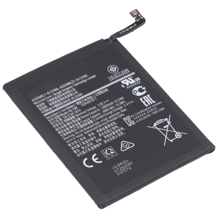 4000mAh HQ-70N for Samsung Galaxy A11 SM-A115 Li-ion Battery Replacement, For Samsung Galaxy A11