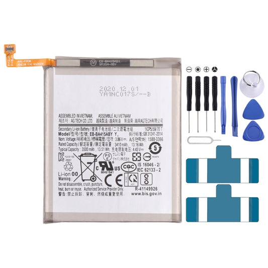 Original 3500mAh EB-BA415ABYY for Samsung Galaxy A41 SM-A415 Li-ion Battery Replacement, For Samsung Galaxy A41
