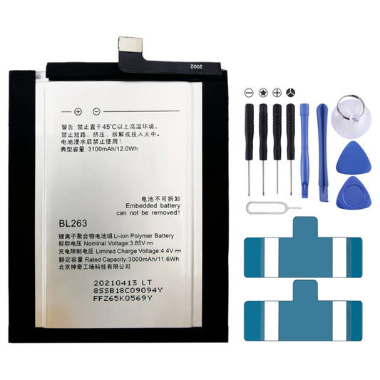 3100mAh BL263 for Lenovo ZUK Z2 Pro Li-Polymer Battery, For Lenovo ZUK Z2 Pro