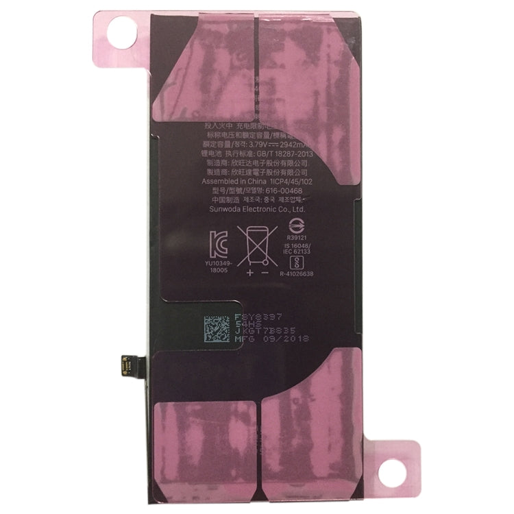 2942mAh Li-ion Battery for iPhone XR, For iPhone XR