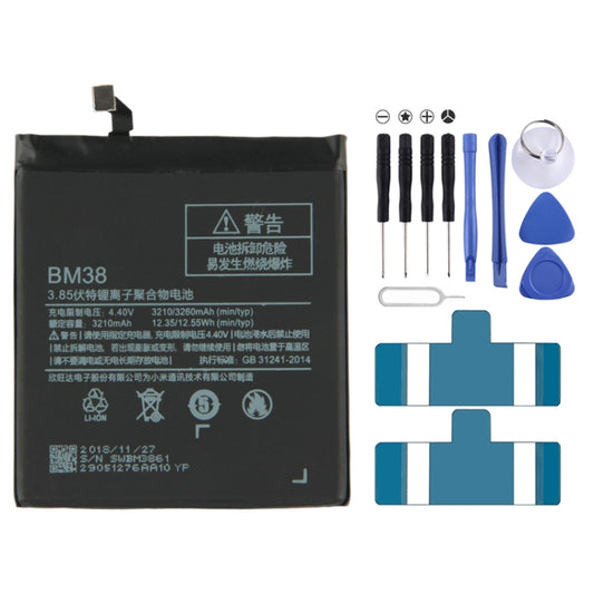 BM38 3210mAh for Xiaomi Mi 4s Li-Polymer Battery, For Xiaomi Mi 4s