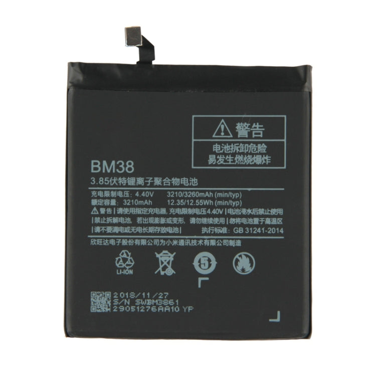 BM38 3210mAh for Xiaomi Mi 4s Li-Polymer Battery, For Xiaomi Mi 4s