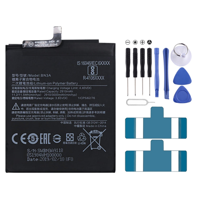 BN3A 2910mAh Li-Polymer Battery for Xiaomi Mi Play / Redmi Go, For Xiaomi Mi Play