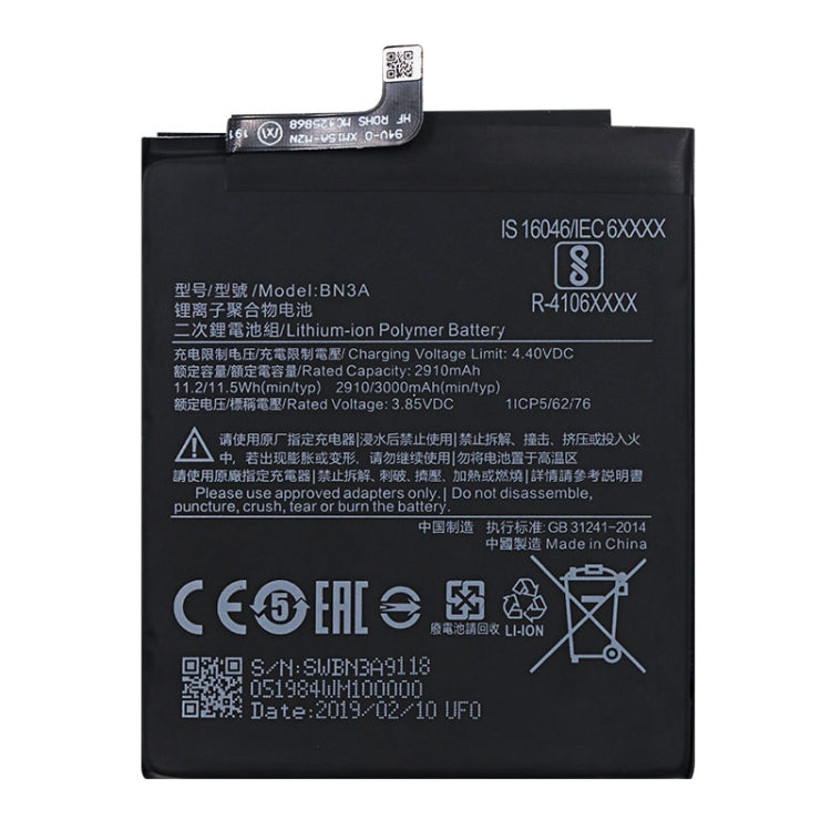 BN3A 2910mAh Li-Polymer Battery for Xiaomi Mi Play / Redmi Go, For Xiaomi Mi Play