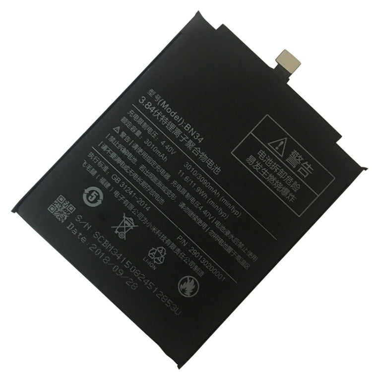 BN34 3010mAh for Xiaomi Redmi 5A Li-Polymer Battery, For Xiaomi Redmi 5A