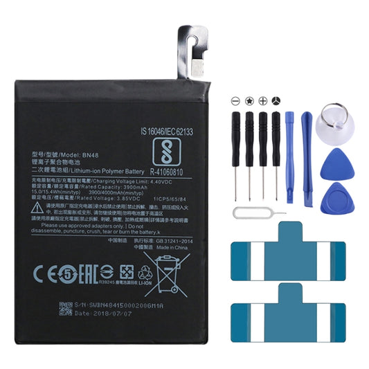 BN48 3900mAh for Xiaomi Redmi Note 6 Pro Li-Polymer Battery, For Xiaomi Redmi Note 6 Pro
