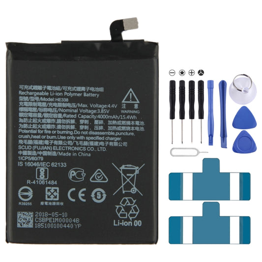 HE338 for Nokia 2 TA-1029/DS Li-ion Polymer Battery, For Nokia 2