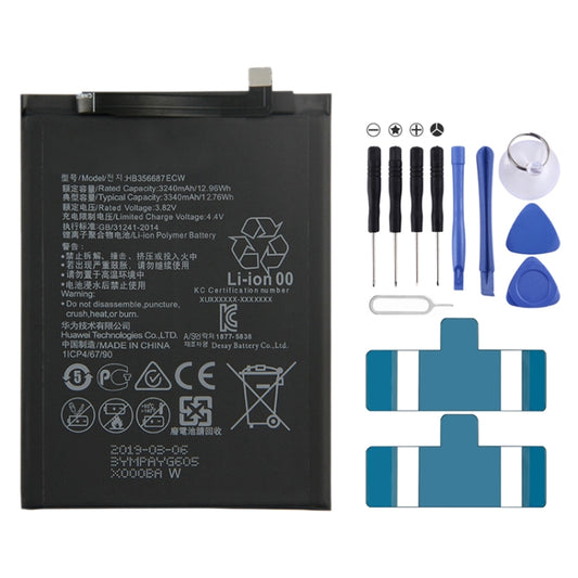 Li-ion Polymer Battery for Huawei Nova 2 Plus / Nova 2s / Mate 10 Lite /  Nova 3i / Nova 4e /Honor 7X / P30 Lite, For Nova 2 Plus