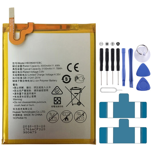 HB396481EBC Li-ion Polymer Battery for Huawei Ascend G7 Plus / Honor 5X / G8 / G8X / RIO L03-UL00TL00AL00, For Ascend G7 Plus