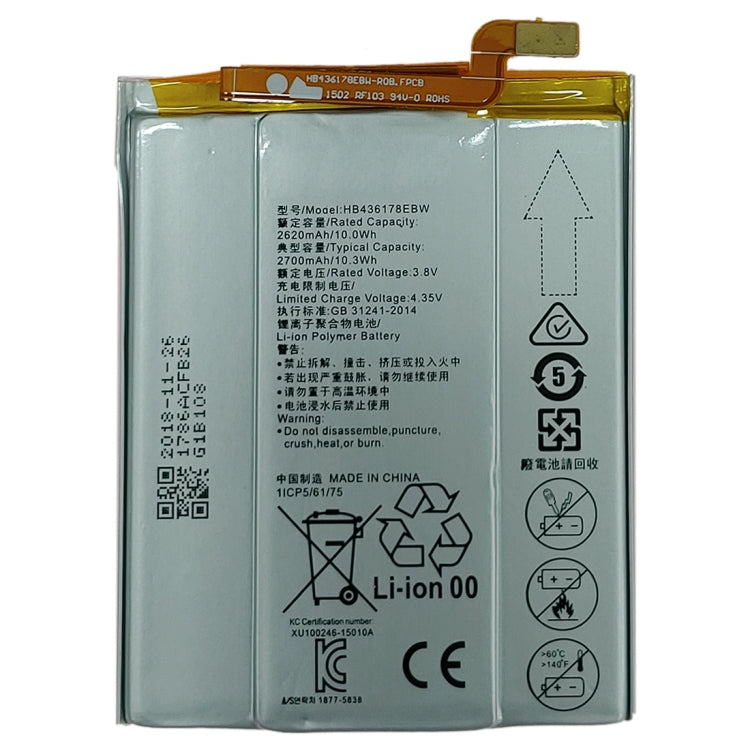 HB436178EBW Li-ion Polymer Battery for Huawei Mate S CRR-CL00 CRR-UL00, For Mate S