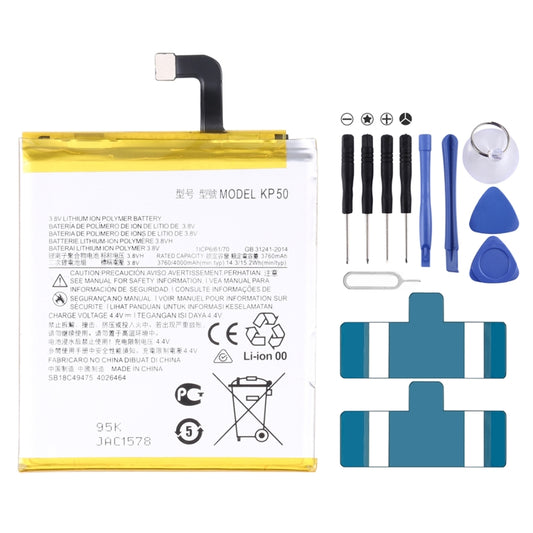 For Motorola One Zoom / One Pro 4000mAh Replacement Li-Polymer Battery KP50, For Motorola One Zoom