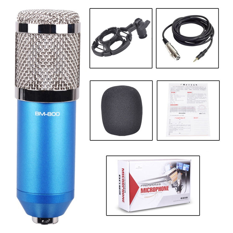 Compatible with PC / Mac for Live Broadcast Show, KTV, etc., BM800 Blue, BM800 Red, BM800 White, BM800 Black, BM800 Pink
