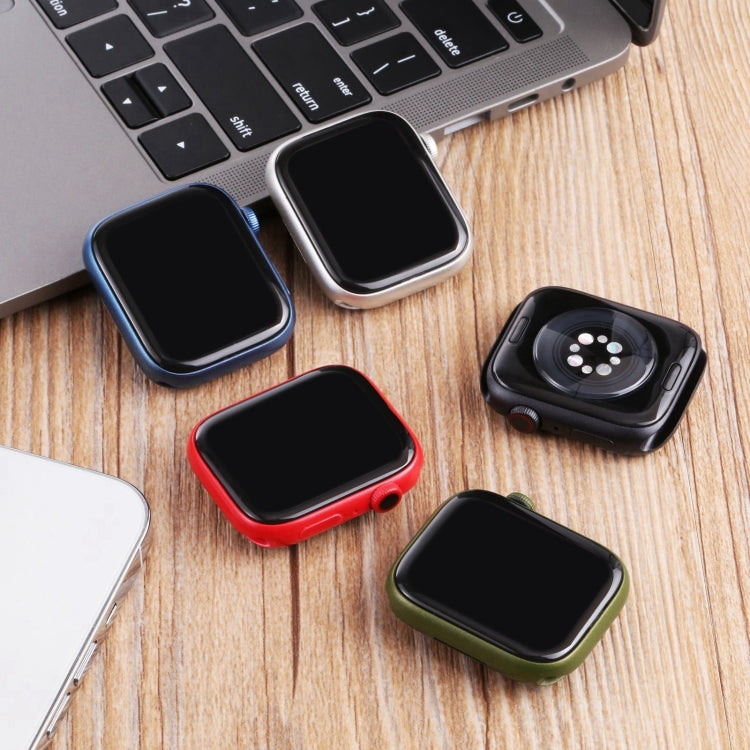 For Apple Watch Series 7 45mm Black Screen Non-Working Fake Dummy Display Model, For Photographing Watch-strap, No Watchband